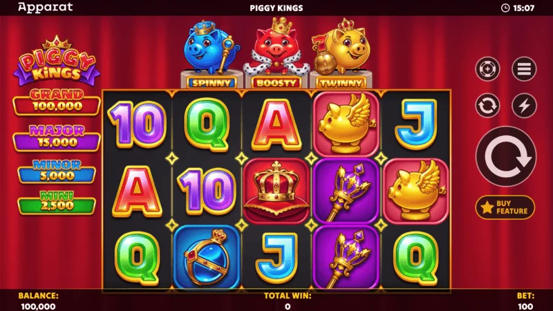 Piggy Kings – „Hold and Spin“ paleidimas su Boosty